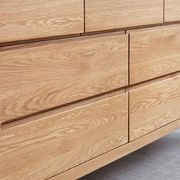 Seattle Natural Solid Oak 3+4 Chest of Drawers gallery detail image