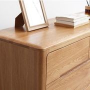 Seattle Natural Solid Oak 3+4 Chest of Drawers gallery detail image