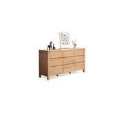 Humbie Natural Solid Oak Chest of 9 Drawers gallery detail image