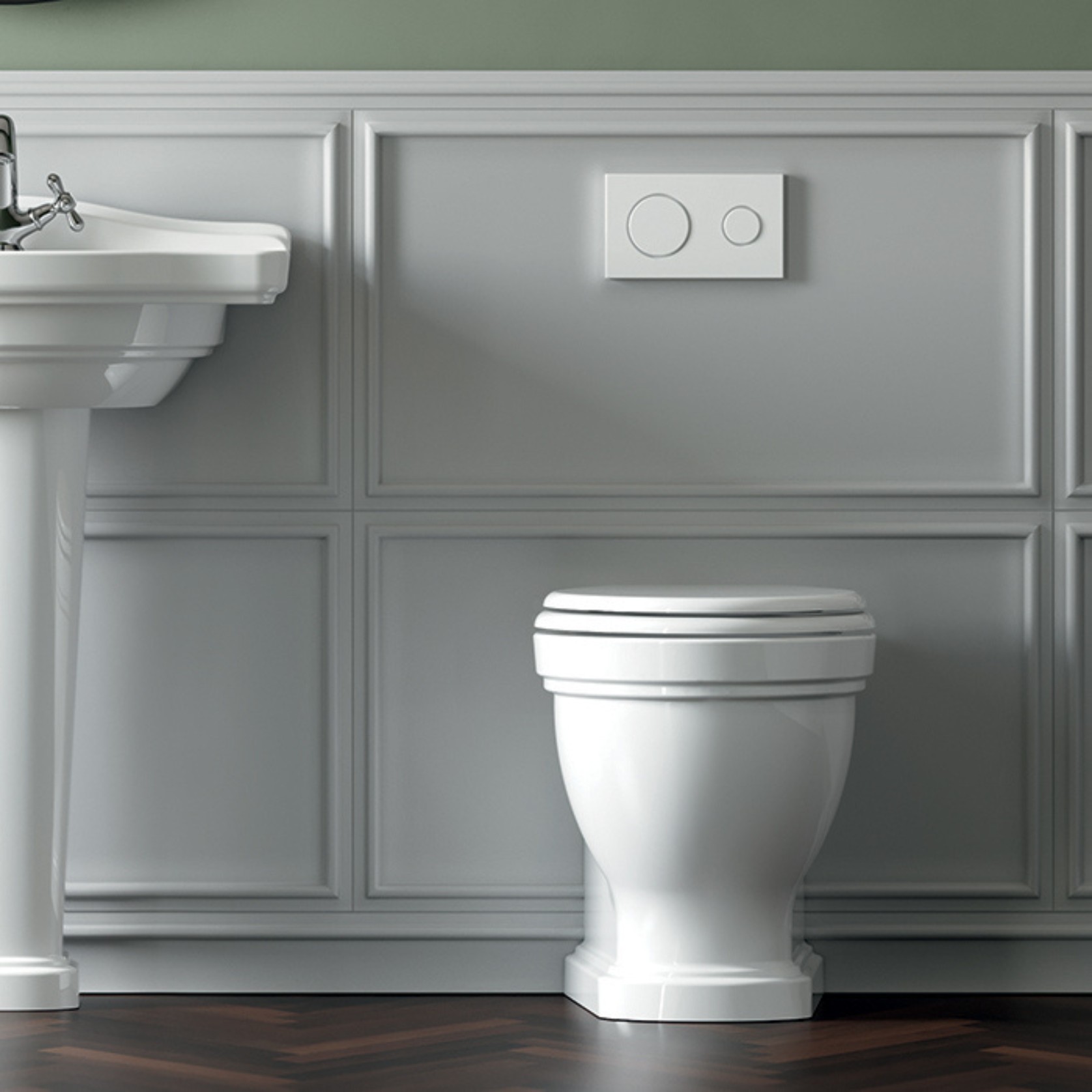 Ethos Back to Wall Toilet Pan gallery detail image