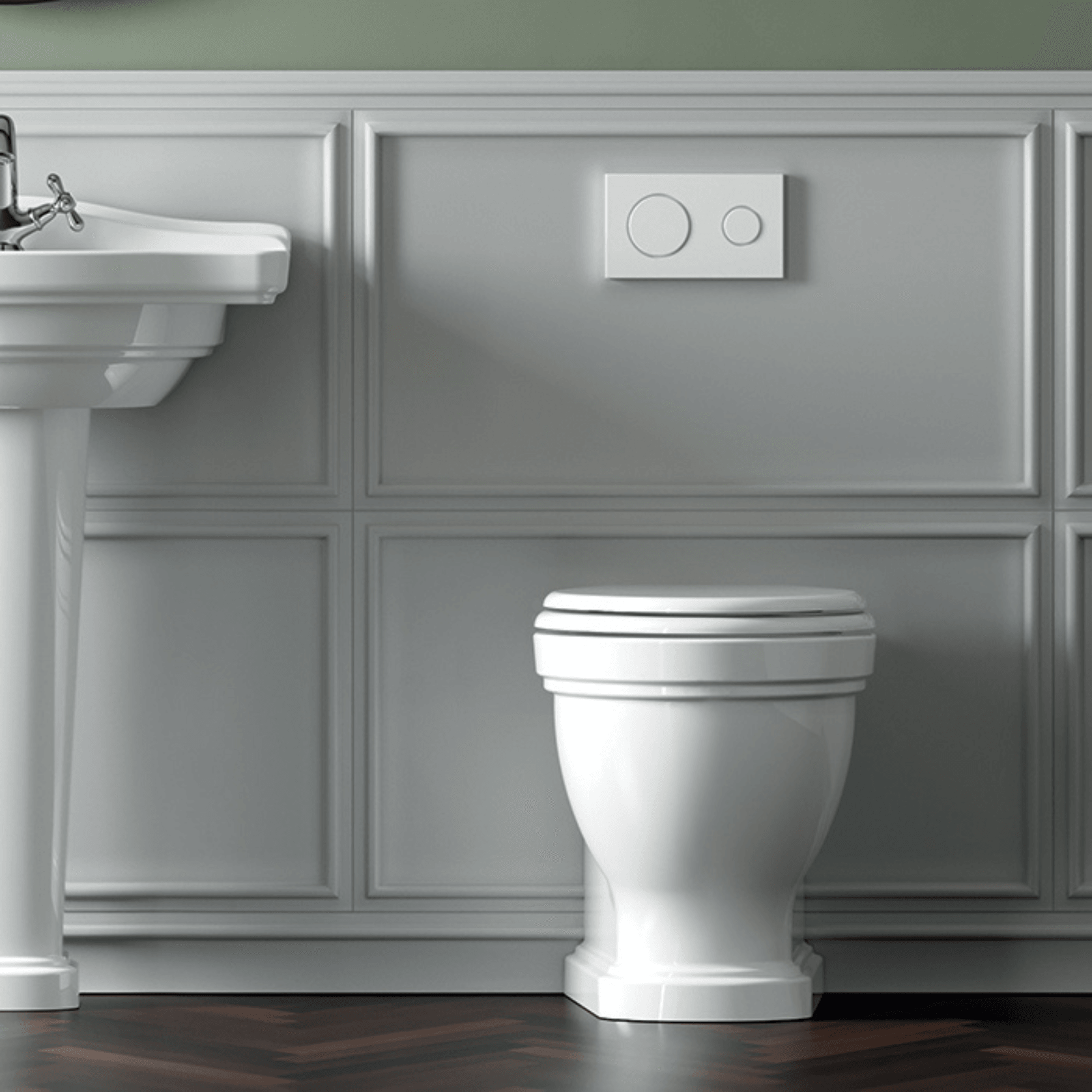 Ethos Back to Wall Toilet Pan gallery detail image