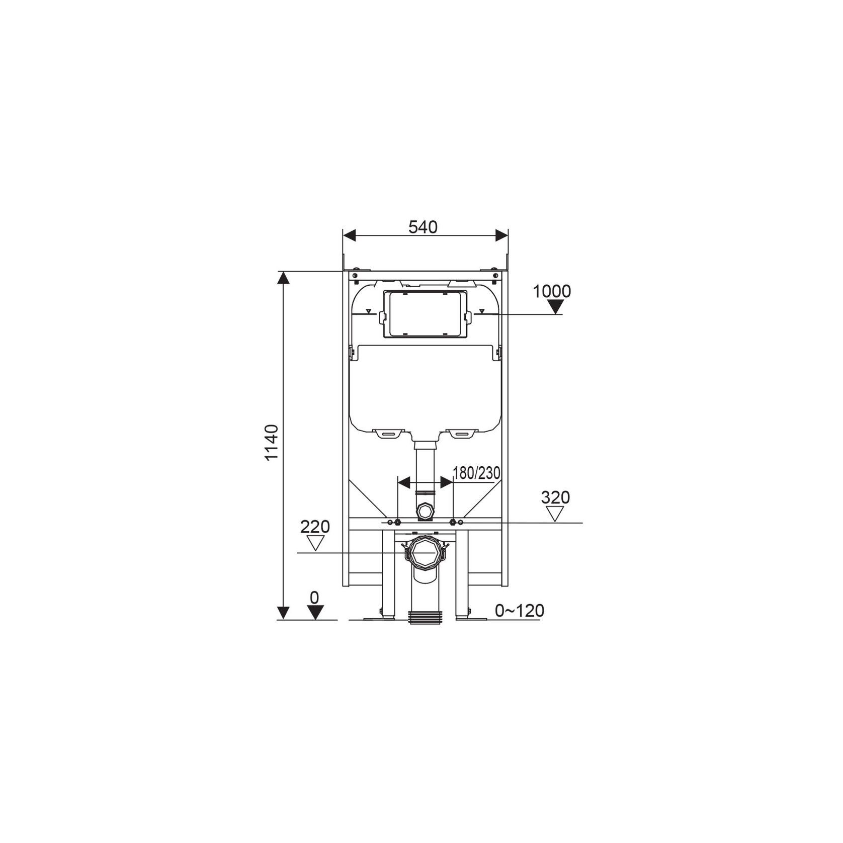 Kinetic Pnuematic Slim In Wall Cisterns and Faceplates gallery detail image