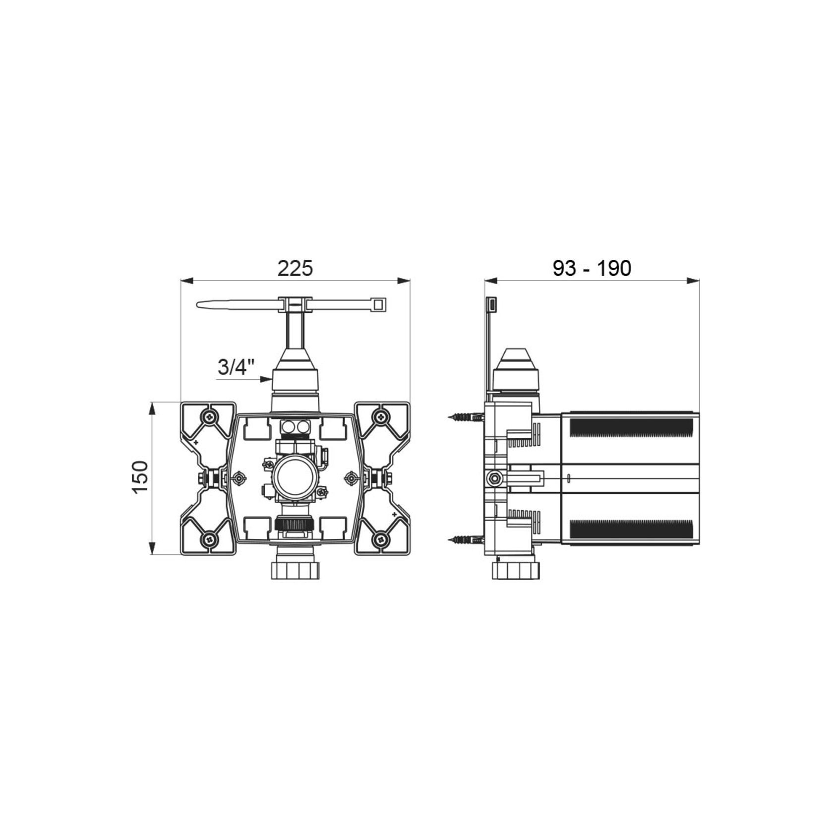 TEMPOFLUX 3 With Recessed housing - Toilet Flushing gallery detail image