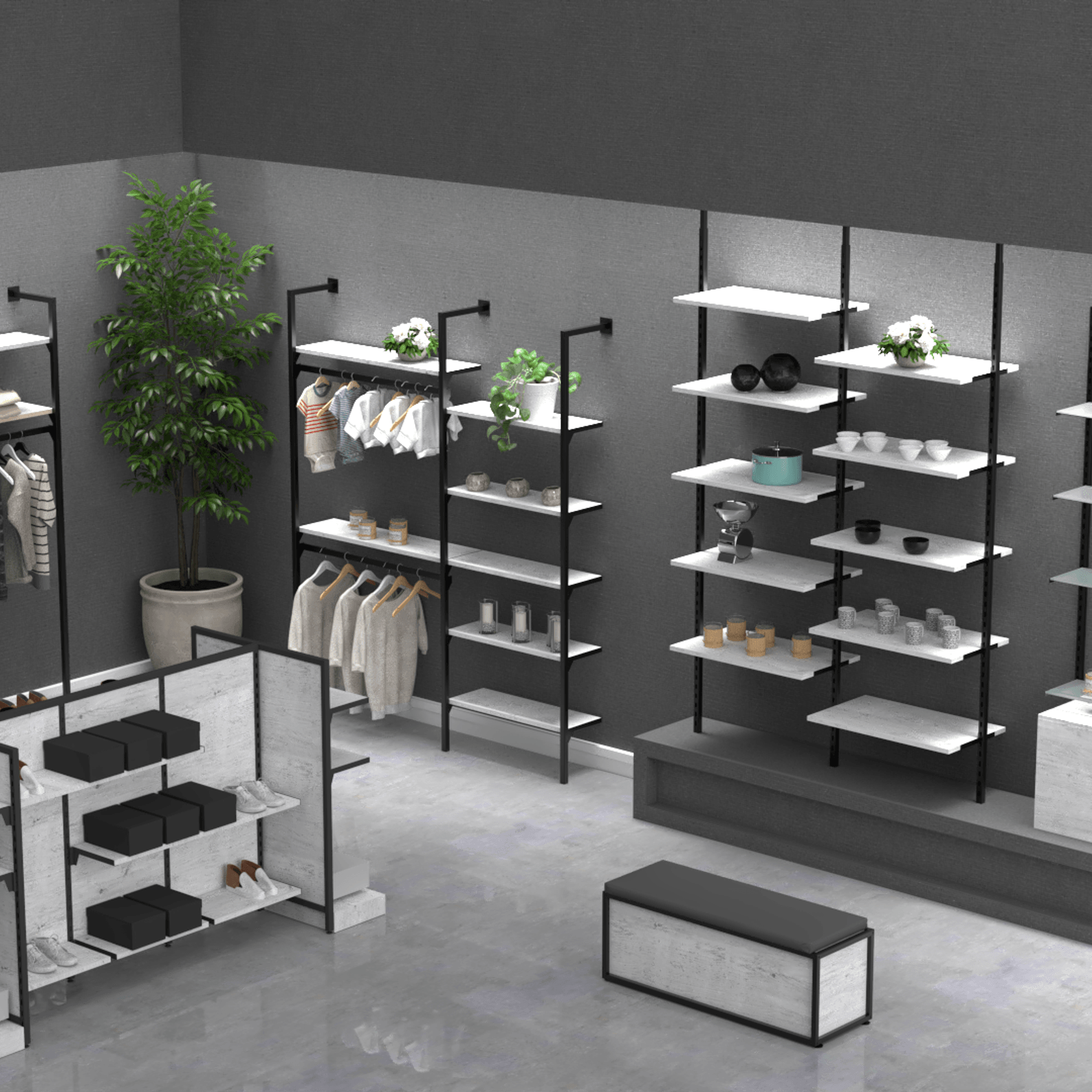 FlexiWall Modular Display System gallery detail image