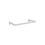 Flexiwall 50 Side Hang Rail 600mm White gallery detail image