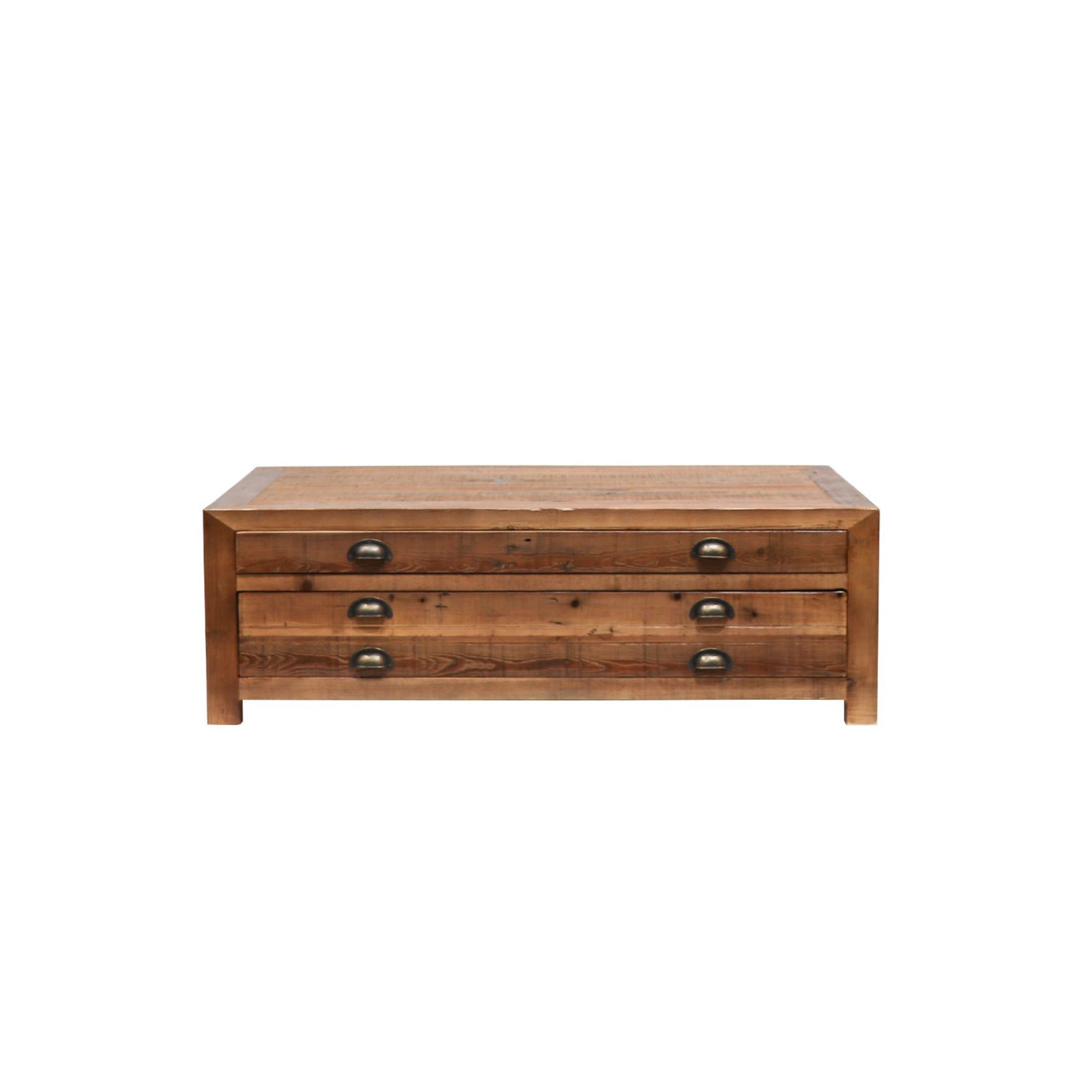 Printmaker Rectangle Coffee Table - 2 Drawer gallery detail image