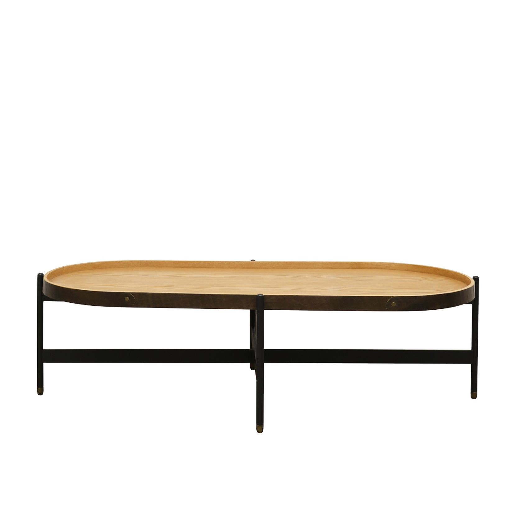 Haywood Oval Coffee Table - Light Ash gallery detail image