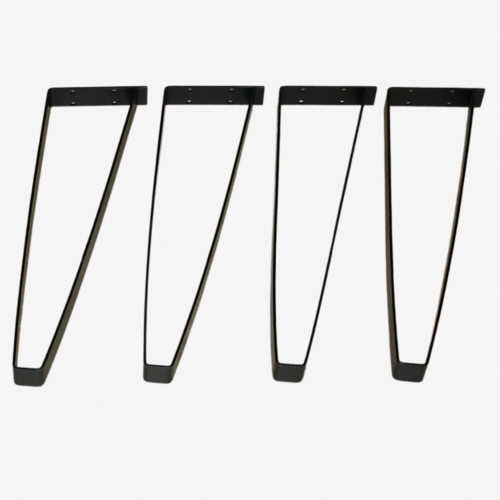 Black 410mm Modern Hairpin Table Legs (Set of 4) gallery detail image