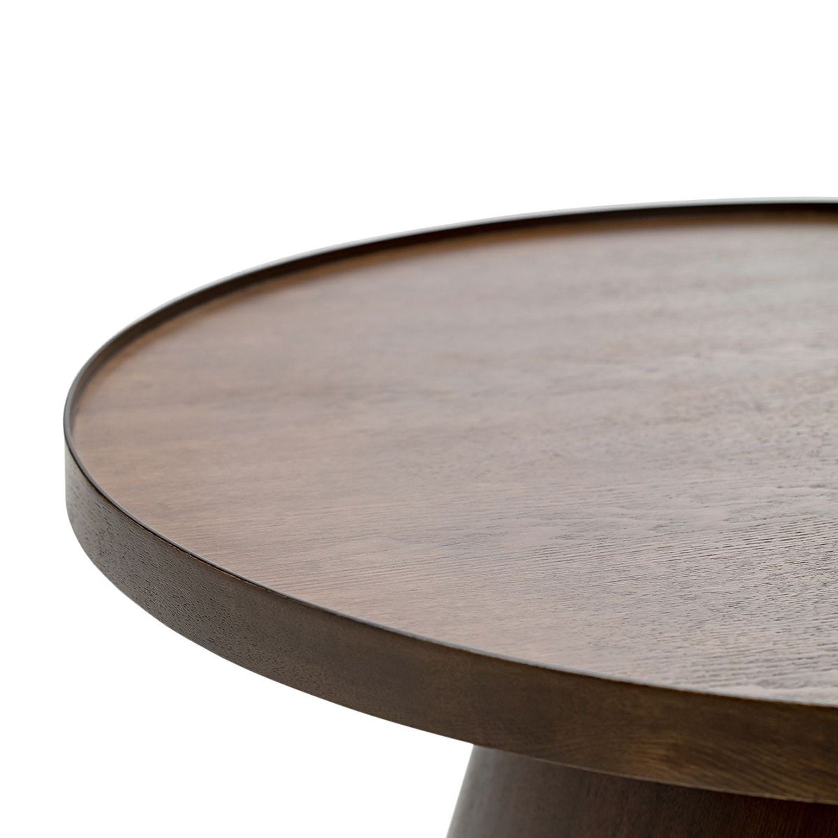 Adan Round Tray Coffee Table | Walnut gallery detail image