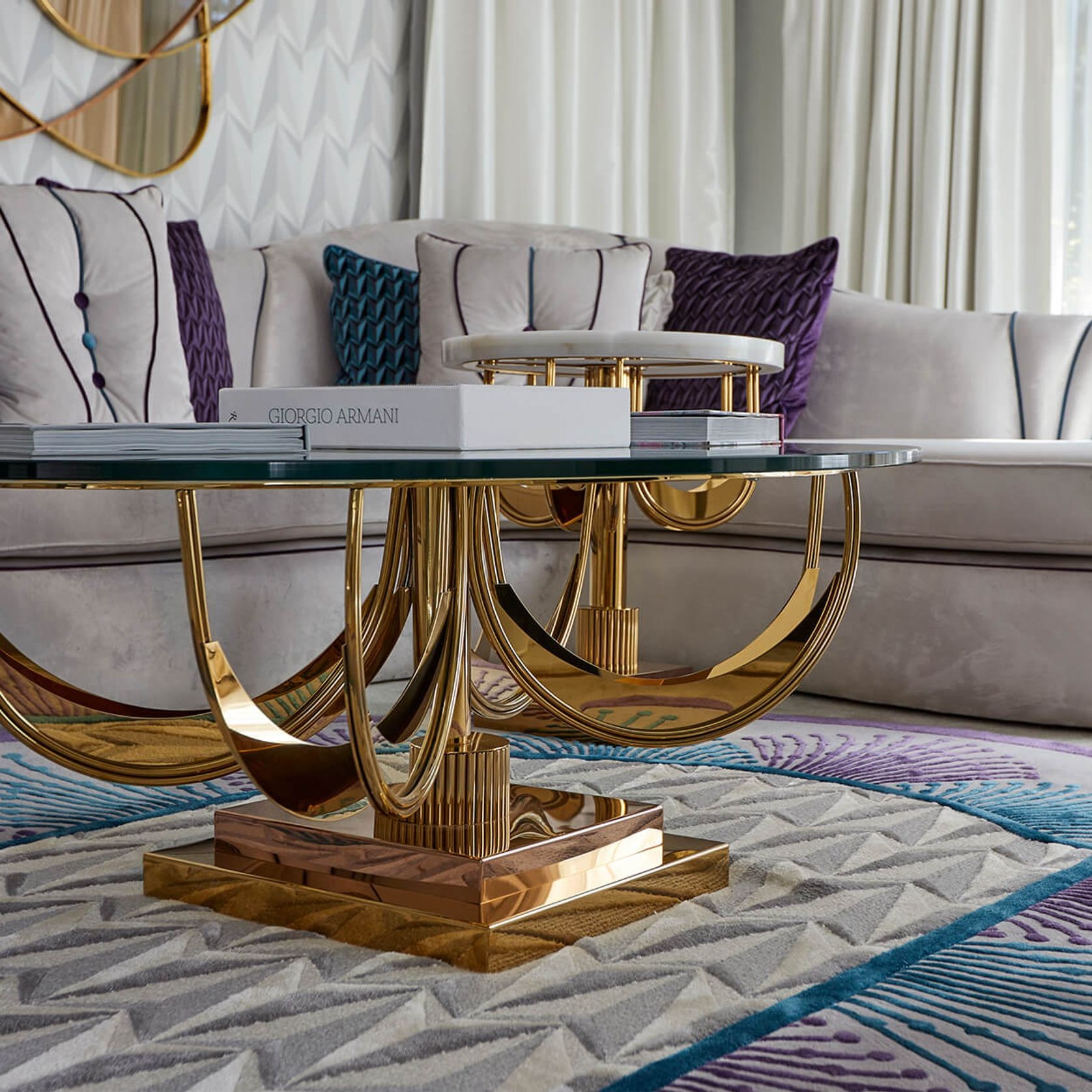 Copper & Brass Coffee Table gallery detail image