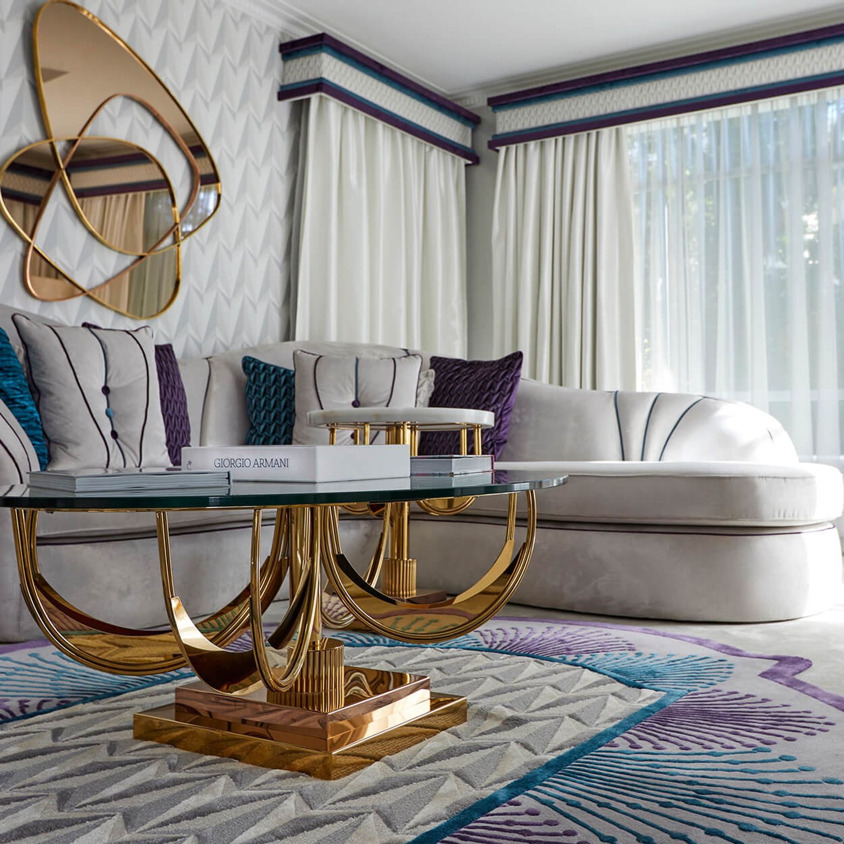 Copper & Brass Coffee Table gallery detail image