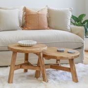 Parq Low Nesting Coffee Table - Natural gallery detail image