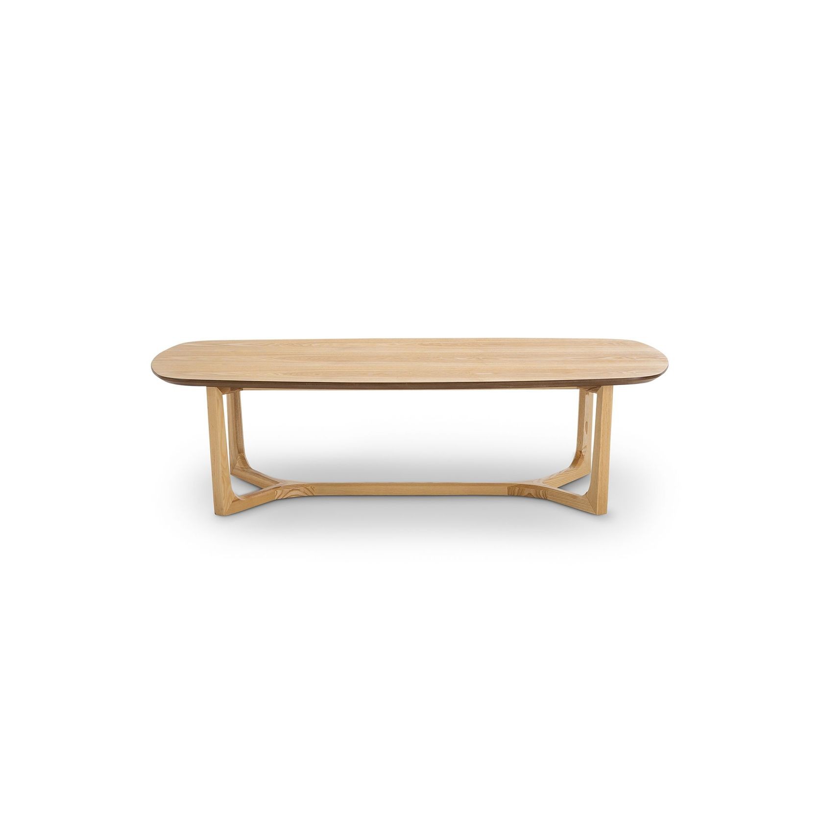Span Ashwood Oval Coffee Table | Natural Oak gallery detail image