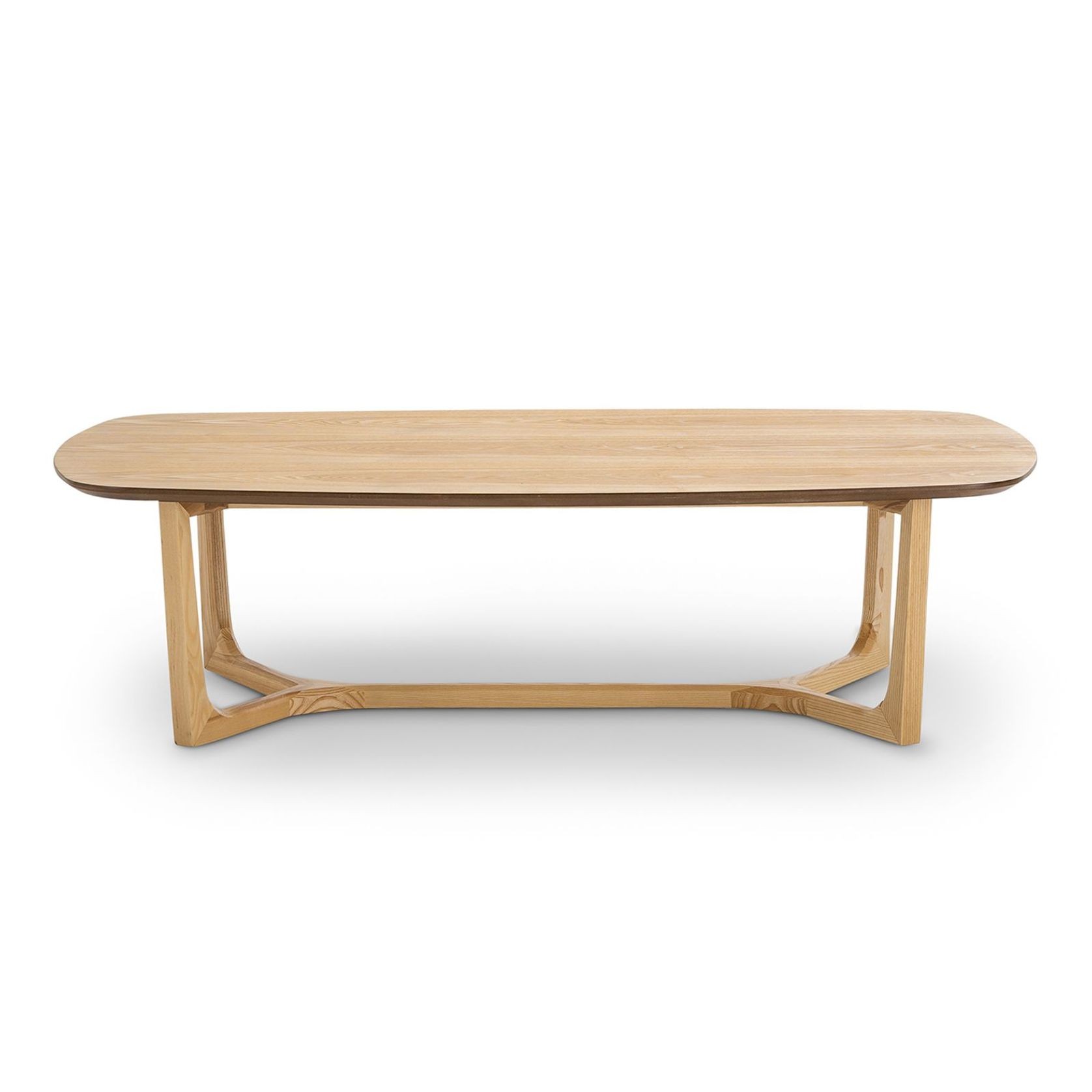Span Ashwood Oval Coffee Table | Natural Oak gallery detail image
