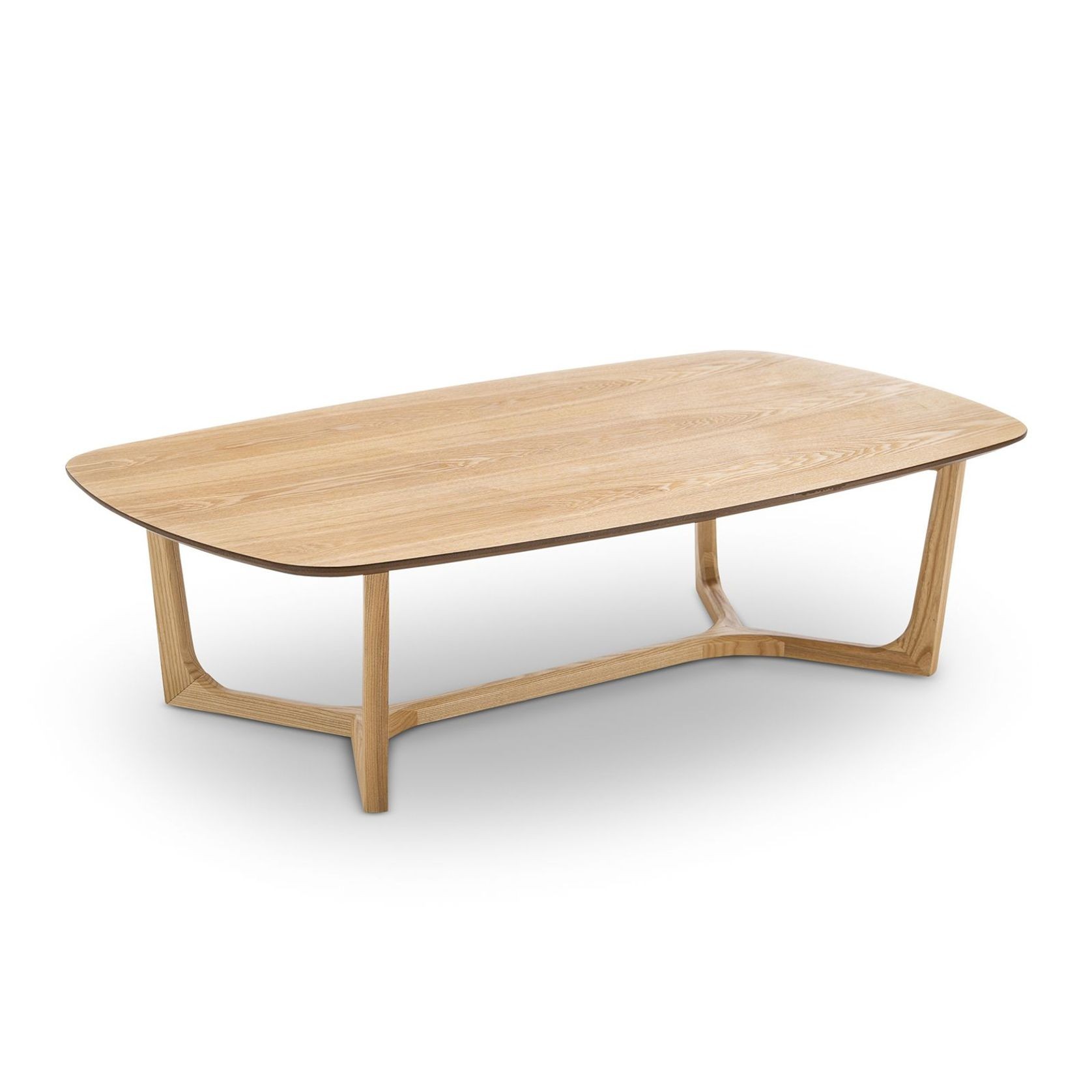 Span Ashwood Oval Coffee Table | Natural Oak gallery detail image