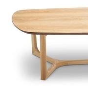 Span Ashwood Oval Coffee Table | Natural Oak gallery detail image