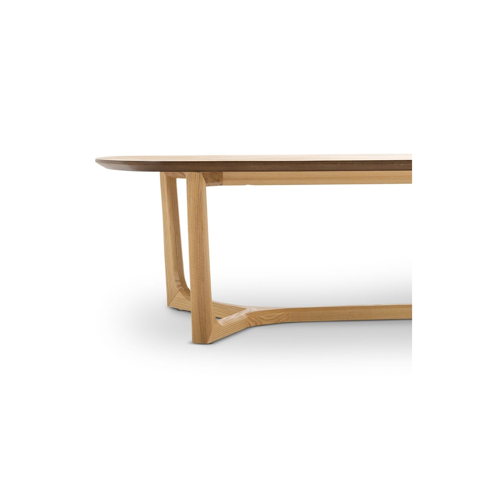 Span Ashwood Oval Coffee Table | Natural Oak gallery detail image