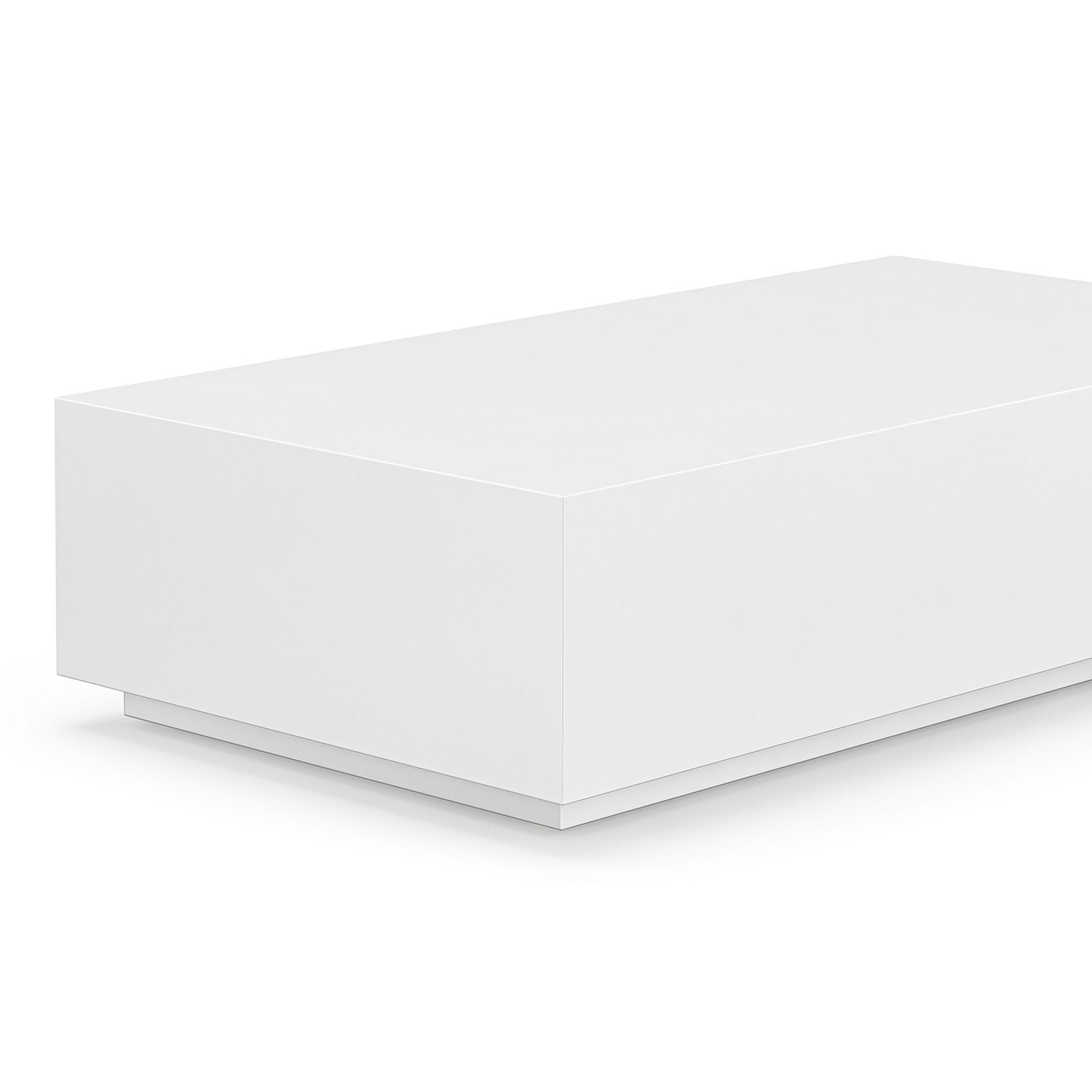 Plade Concrete Coffee Table | White gallery detail image