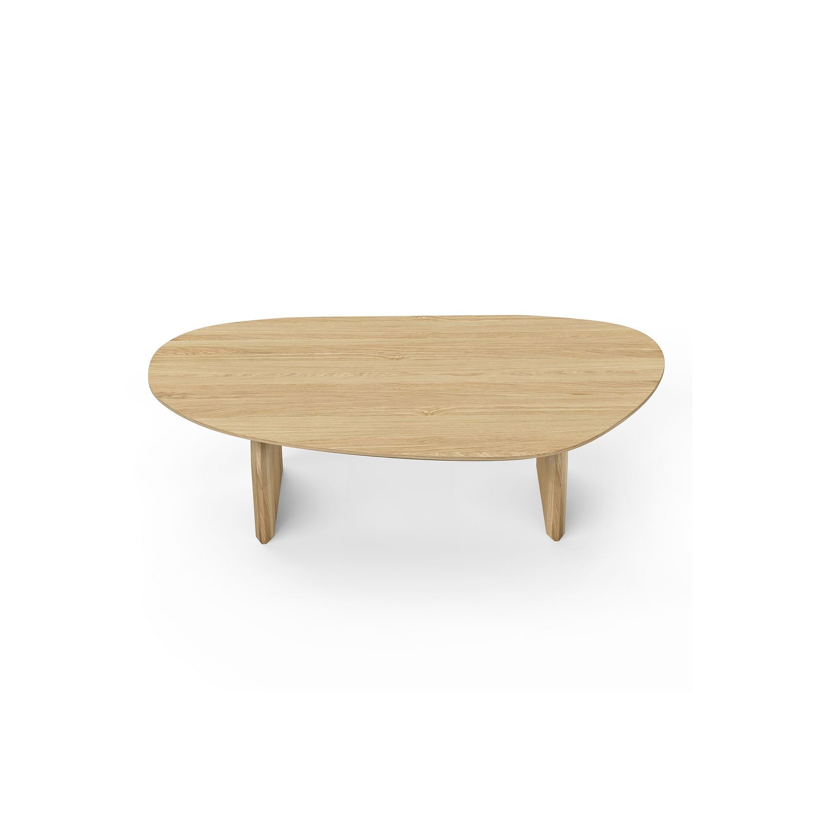 Arco 130cm Oval Oak Coffee Table| Natural gallery detail image