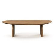 Arco 130cm Oval Coffee Table | Brown Oak gallery detail image