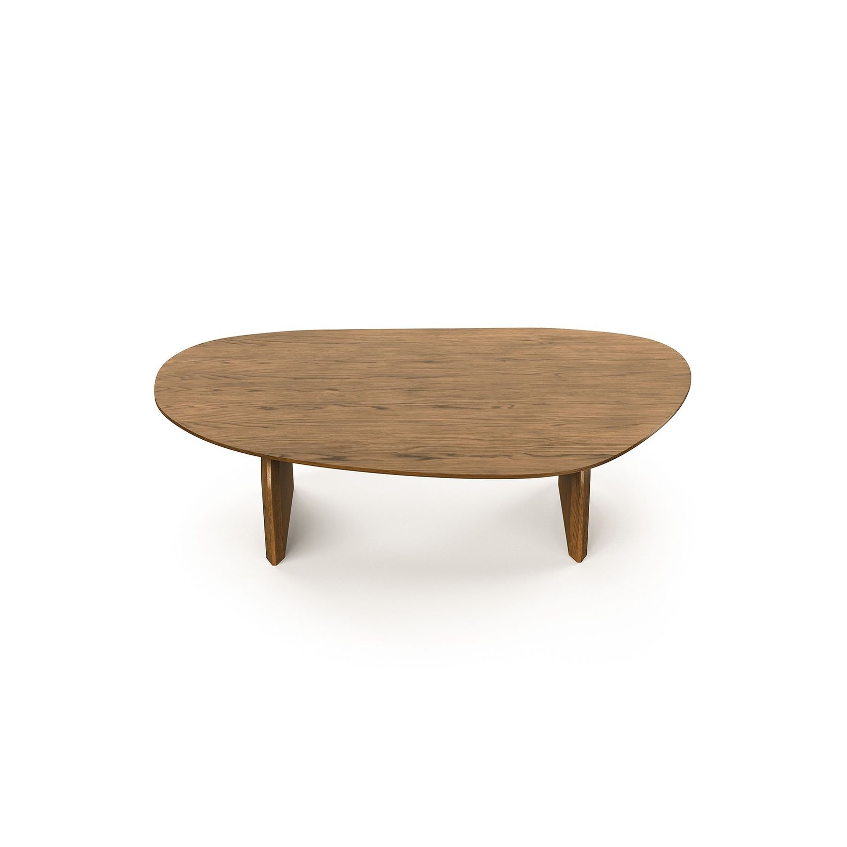 Arco 130cm Oval Coffee Table | Brown Oak gallery detail image