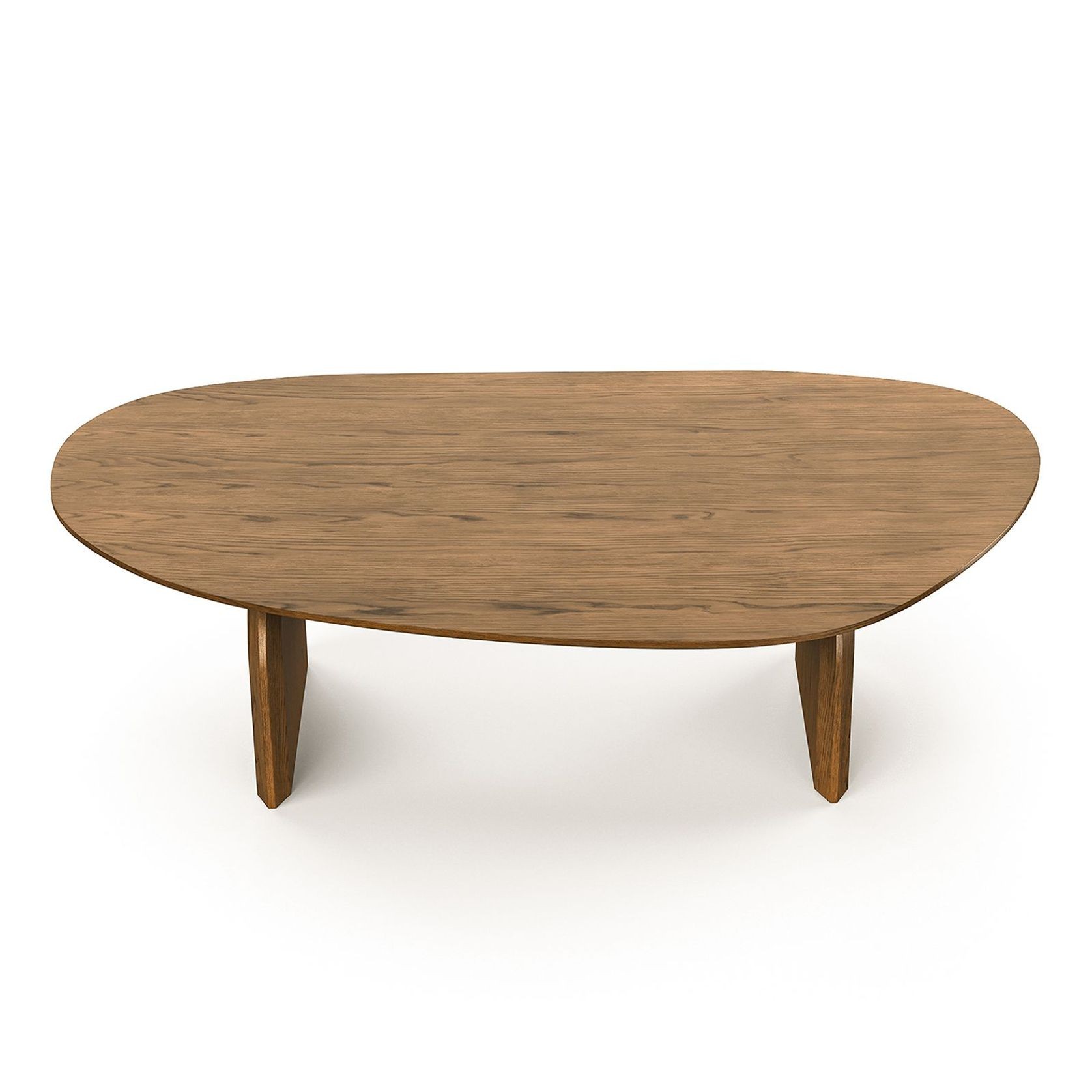 Arco 130cm Oval Coffee Table | Brown Oak gallery detail image