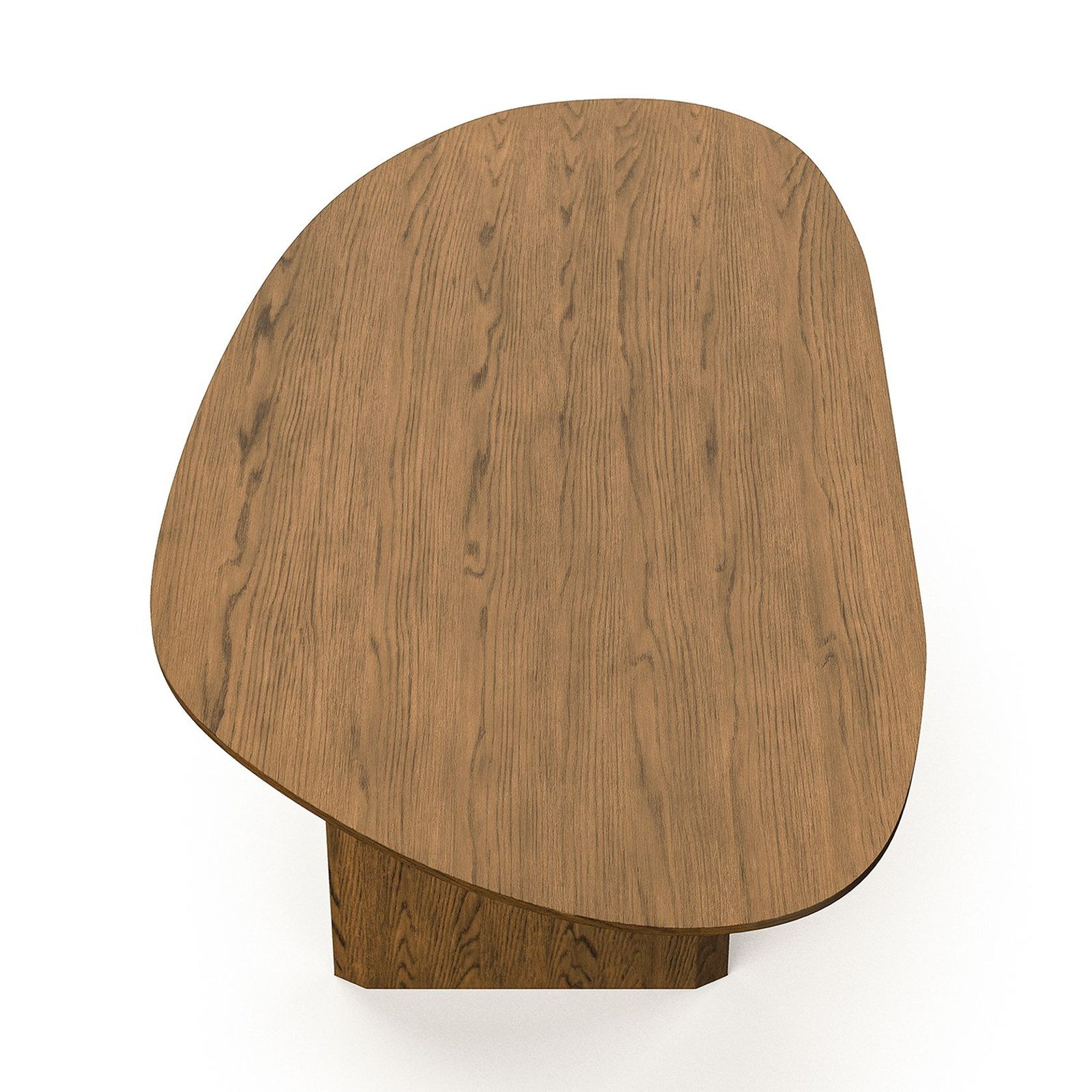 Arco 130cm Oval Coffee Table | Brown Oak gallery detail image