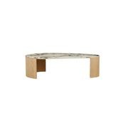 Oberon Curve Marble Coffee Table gallery detail image