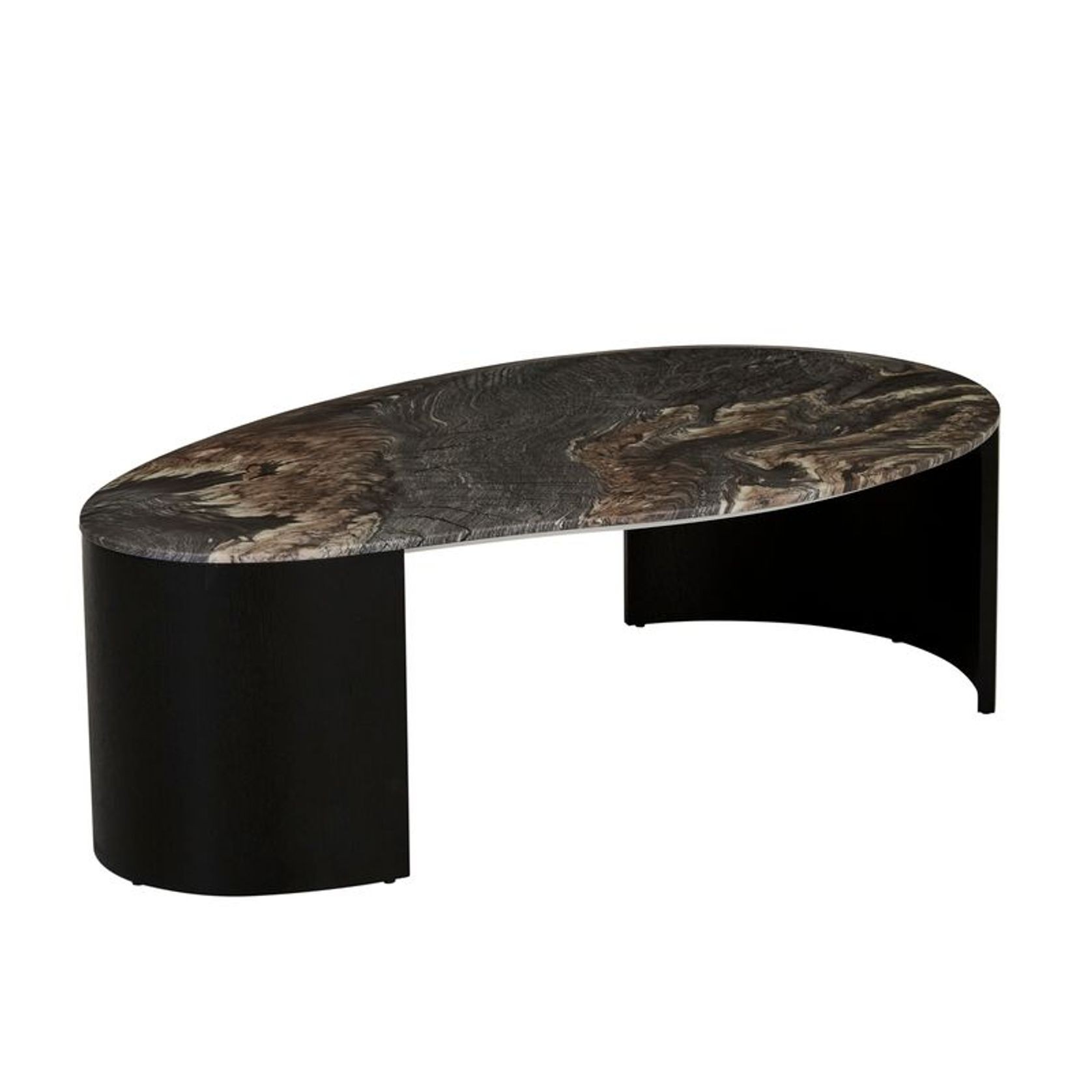 Oberon Curve Marble Coffee Table gallery detail image