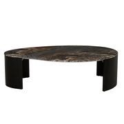 Oberon Curve Marble Coffee Table gallery detail image