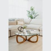 Maddox Mid-Century Round Coffee Table gallery detail image