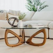 Maddox Mid-Century Round Coffee Table gallery detail image