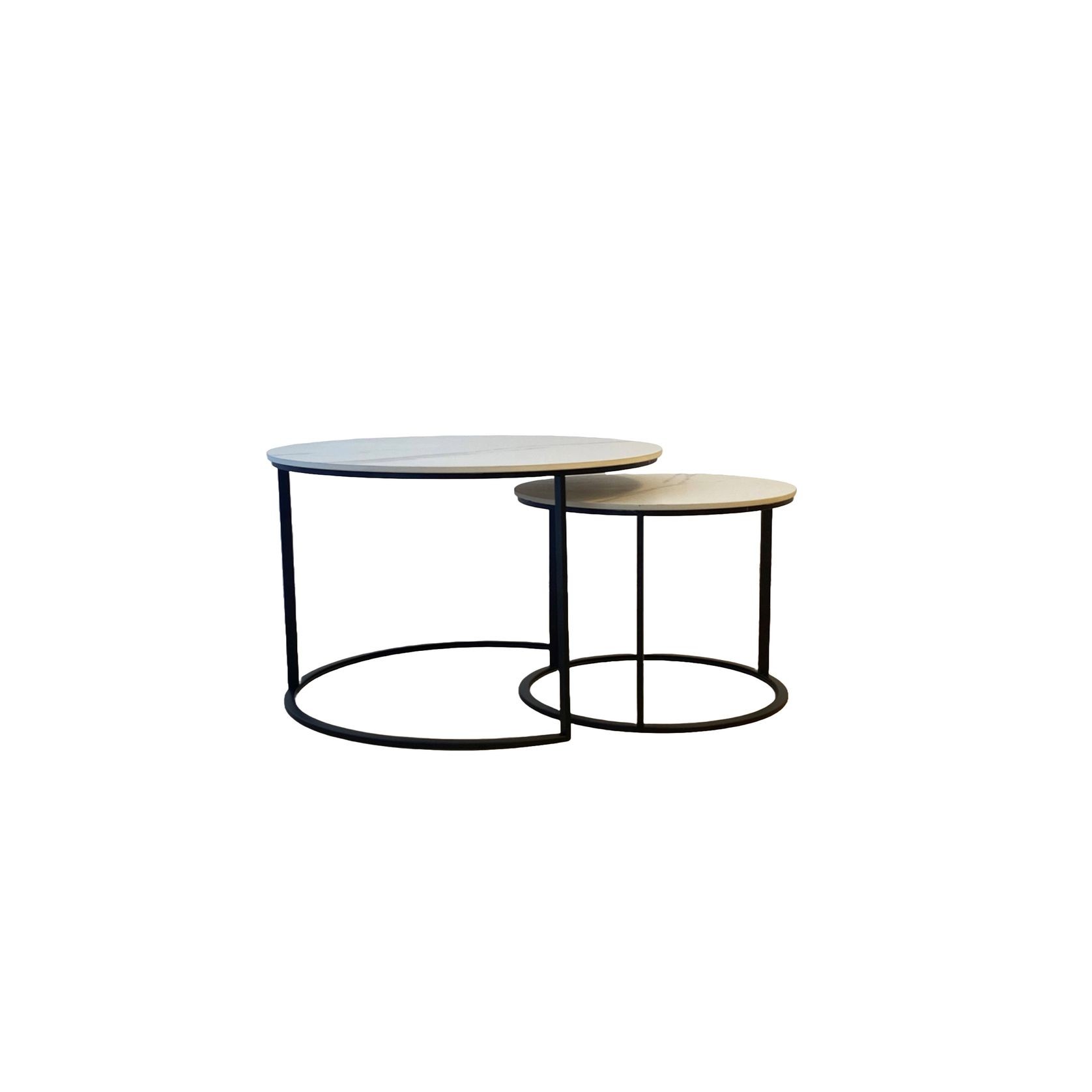 Serena Round Nesting Coffee Tables gallery detail image