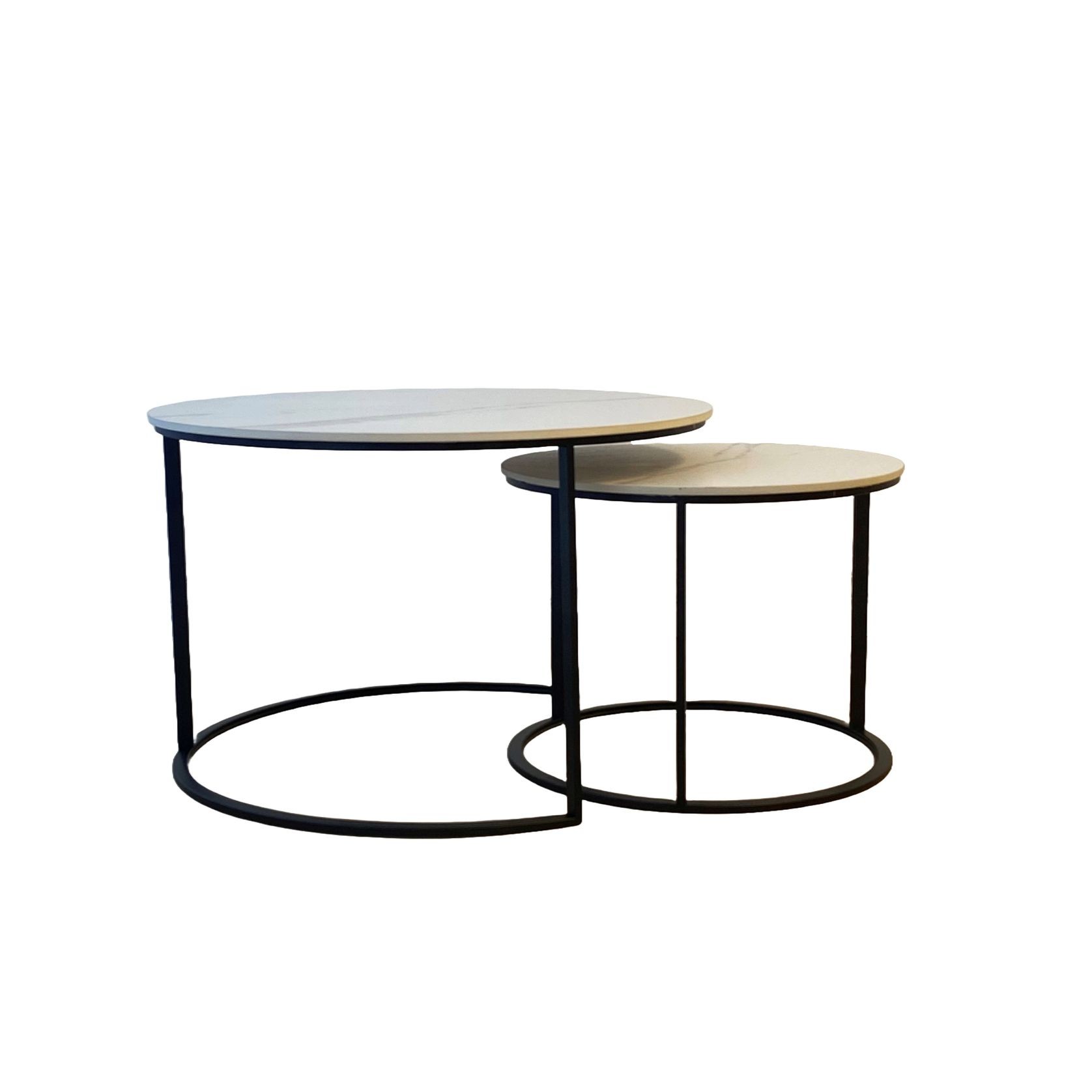 Serena Round Nesting Coffee Tables gallery detail image