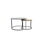 Serena Round Nesting Coffee Tables gallery detail image