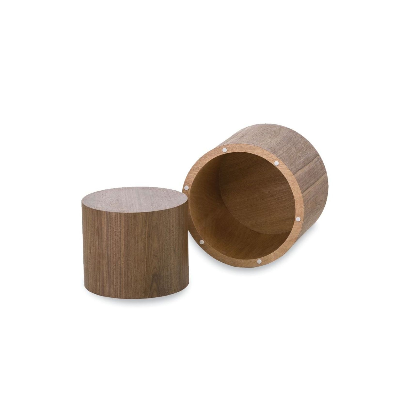 Stump Table Set - Walnut gallery detail image