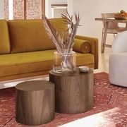 Stump Table Set - Walnut gallery detail image