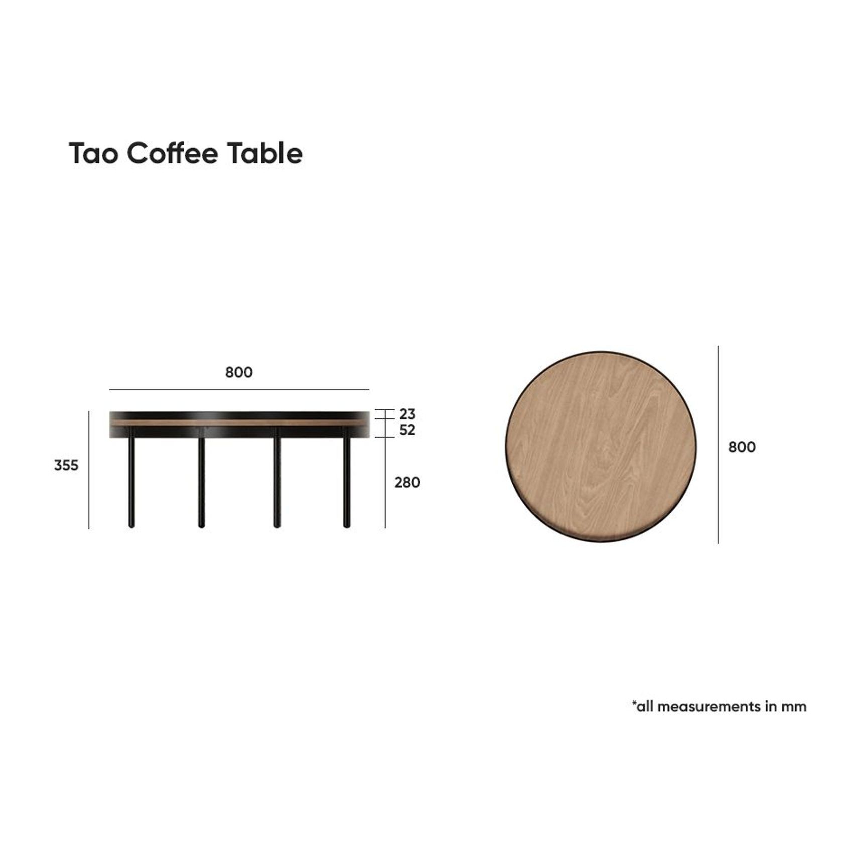 Tao Table - Large - Black gallery detail image