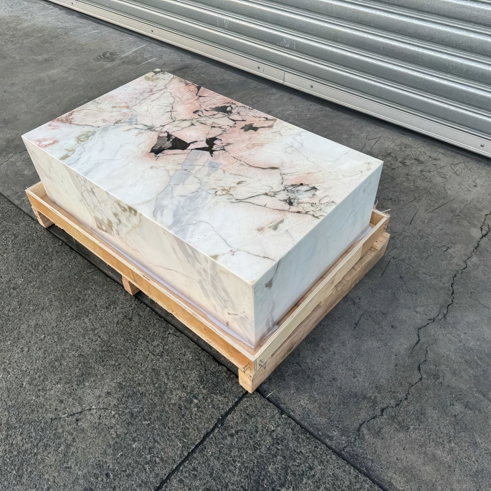 Block Coffee Table / Cherry Blossom-Small | Natural Stone Co. gallery detail image