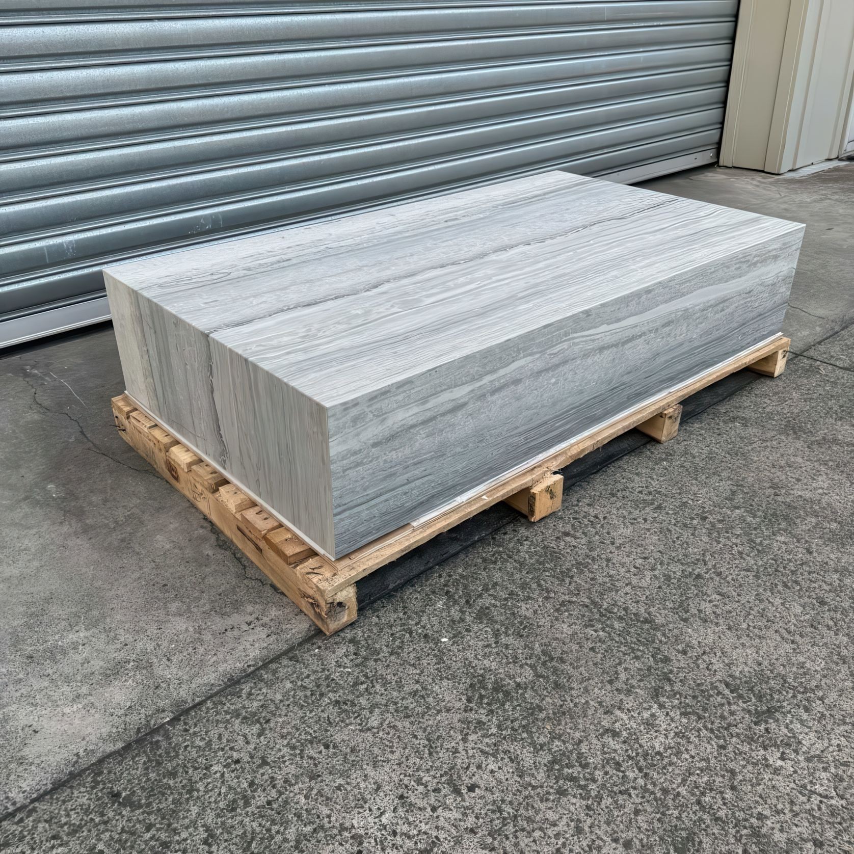Block Coffee Table-Blue Travertine | Natural Stone Co. gallery detail image