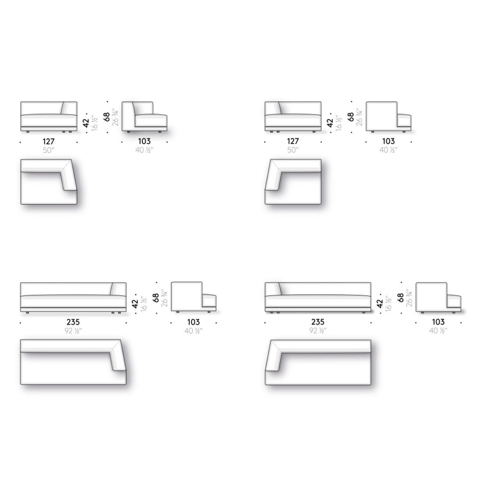 Alberese Modular Sofa by DePadova gallery detail image