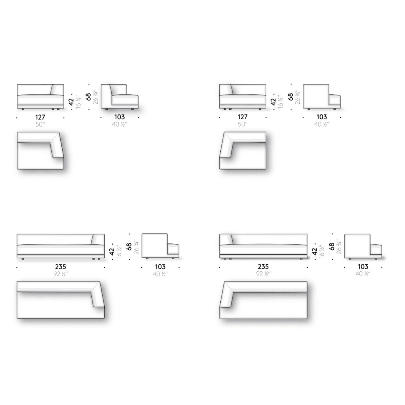 Alberese Modular Sofa by DePadova gallery detail image