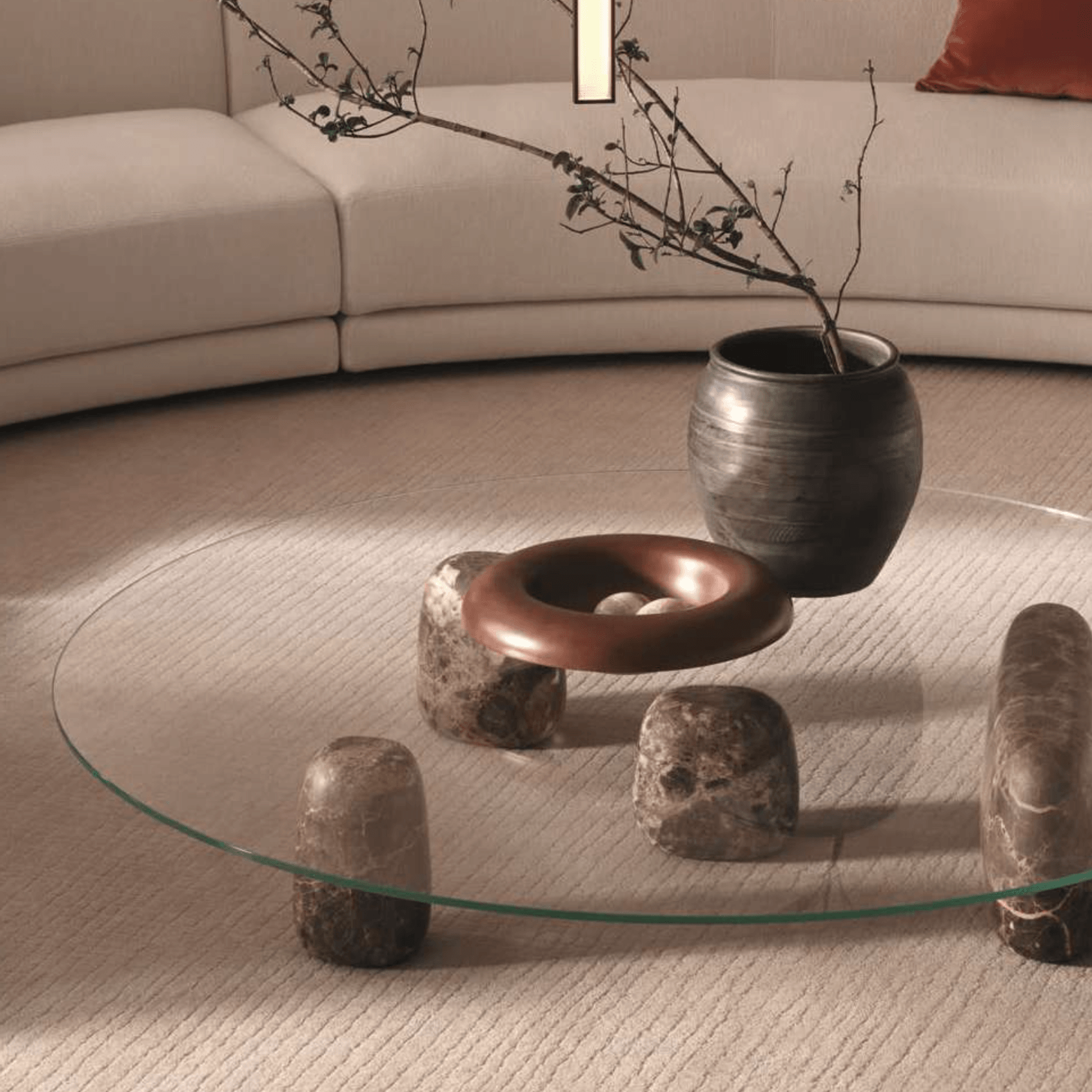 Ishi Stone Low Table by DePadova gallery detail image