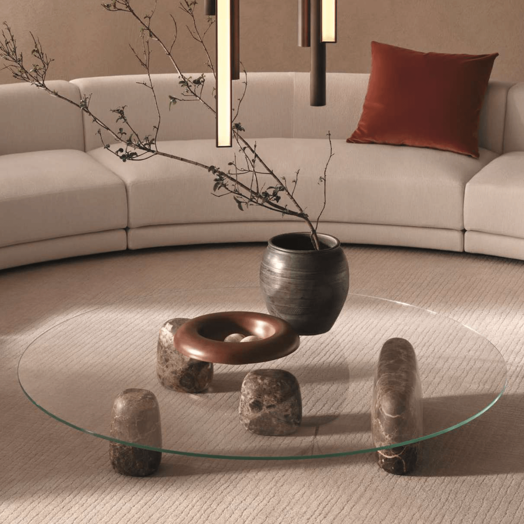 Ishi Stone Low Table by DePadova gallery detail image
