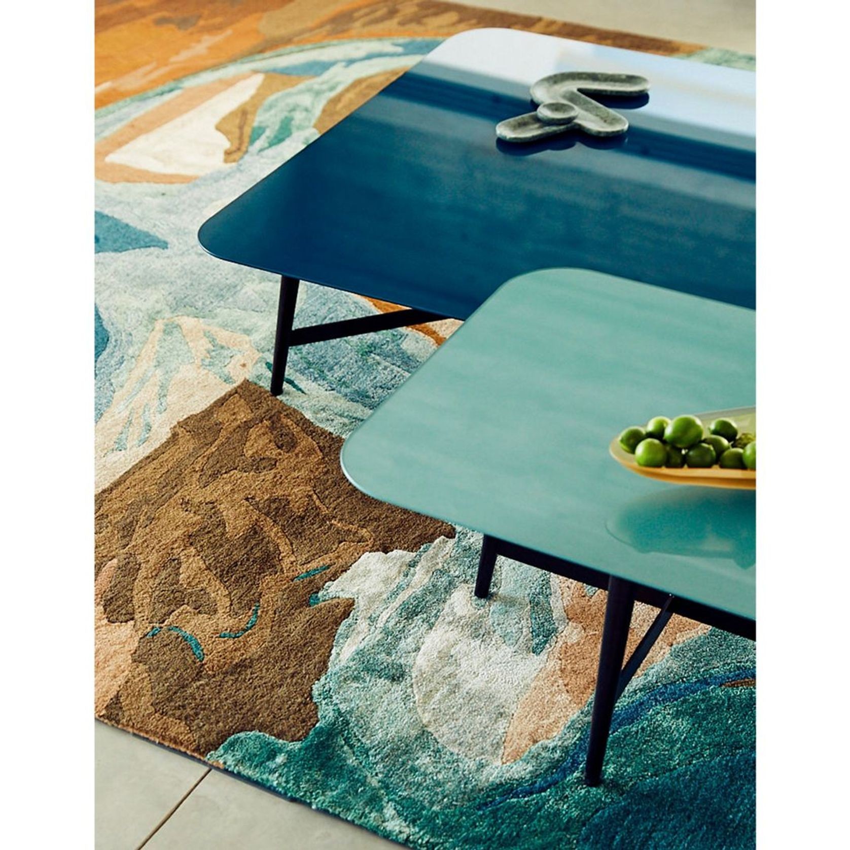 Octet Square coffee table - lacquered MDF top gallery detail image