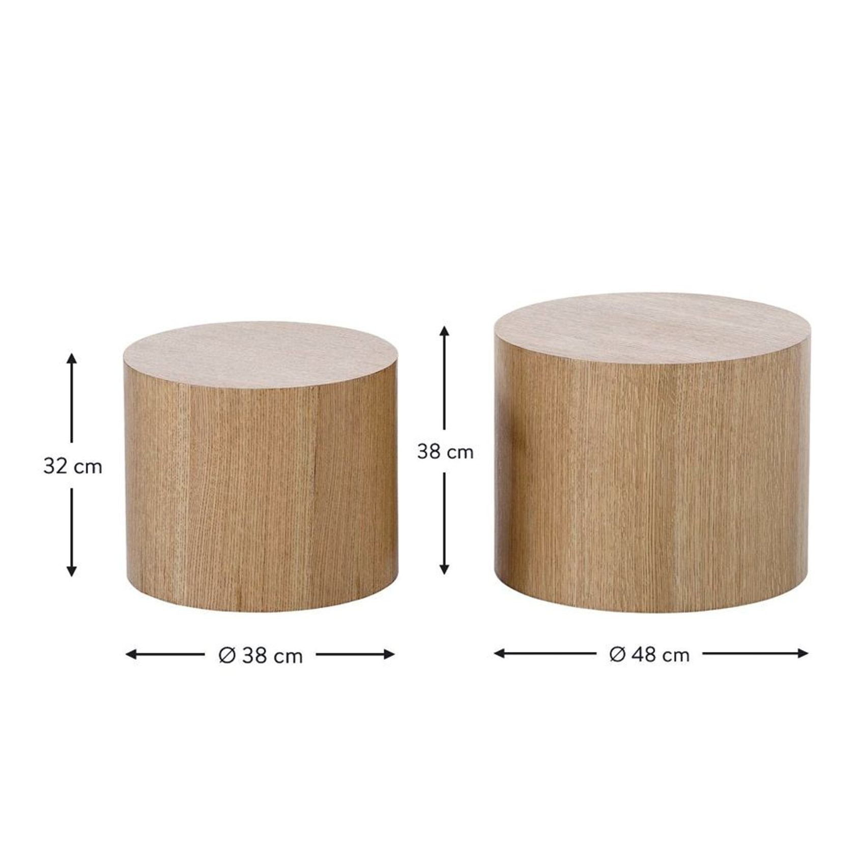 Stump Table Set - Natural gallery detail image