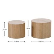 Stump Table Set - Natural gallery detail image
