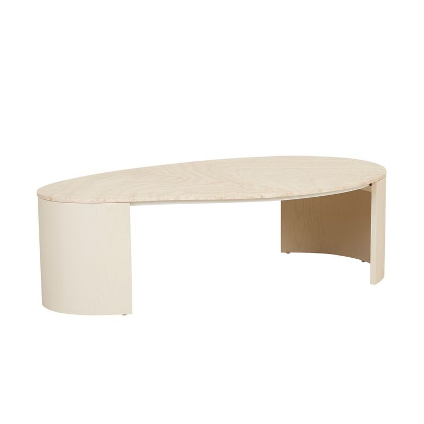 Oberon Curve Marble Coffee Table gallery detail image