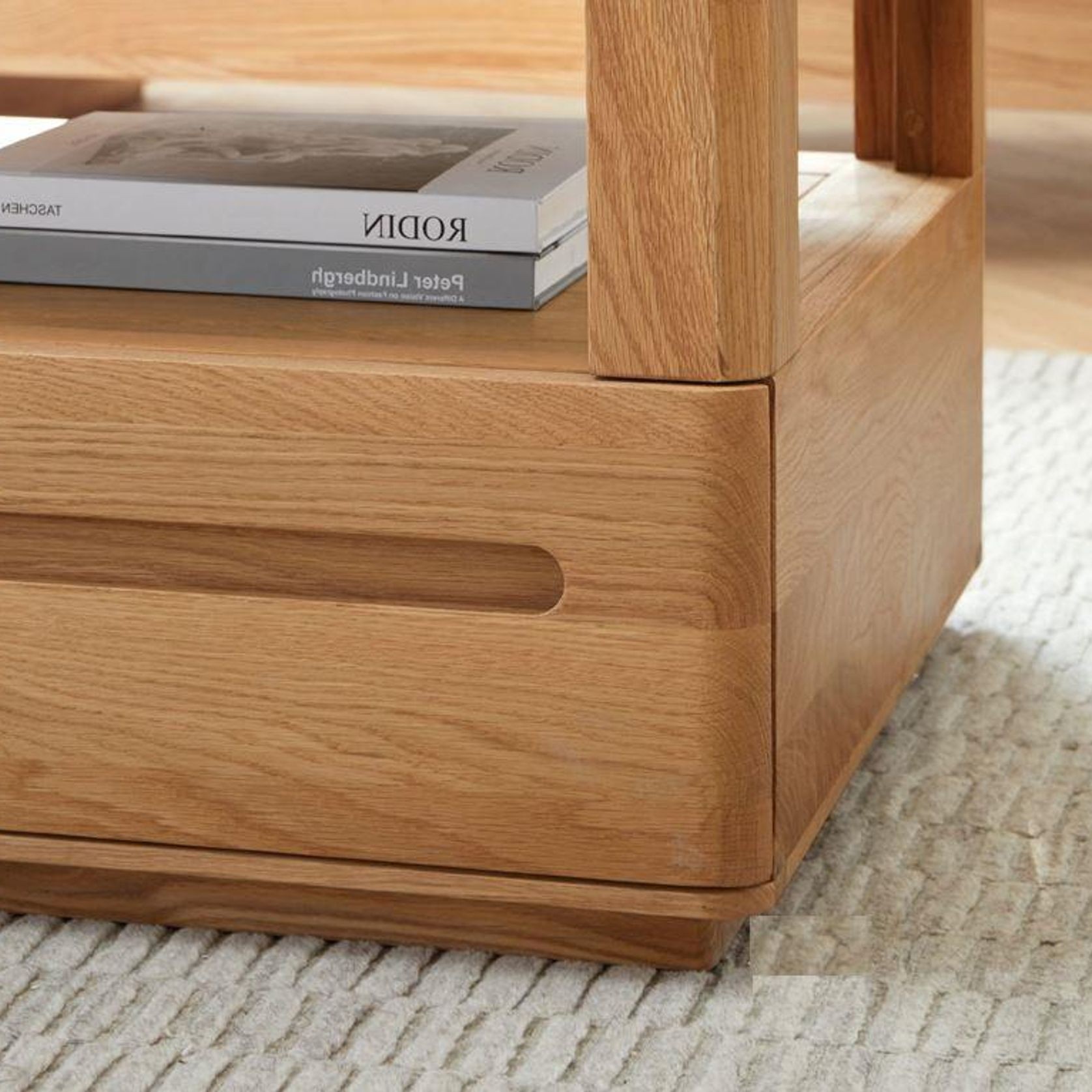 Manchester Natural Solid Oak Coffee Table gallery detail image