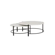 Atlas Twin Nest Marble Coffee Table gallery detail image